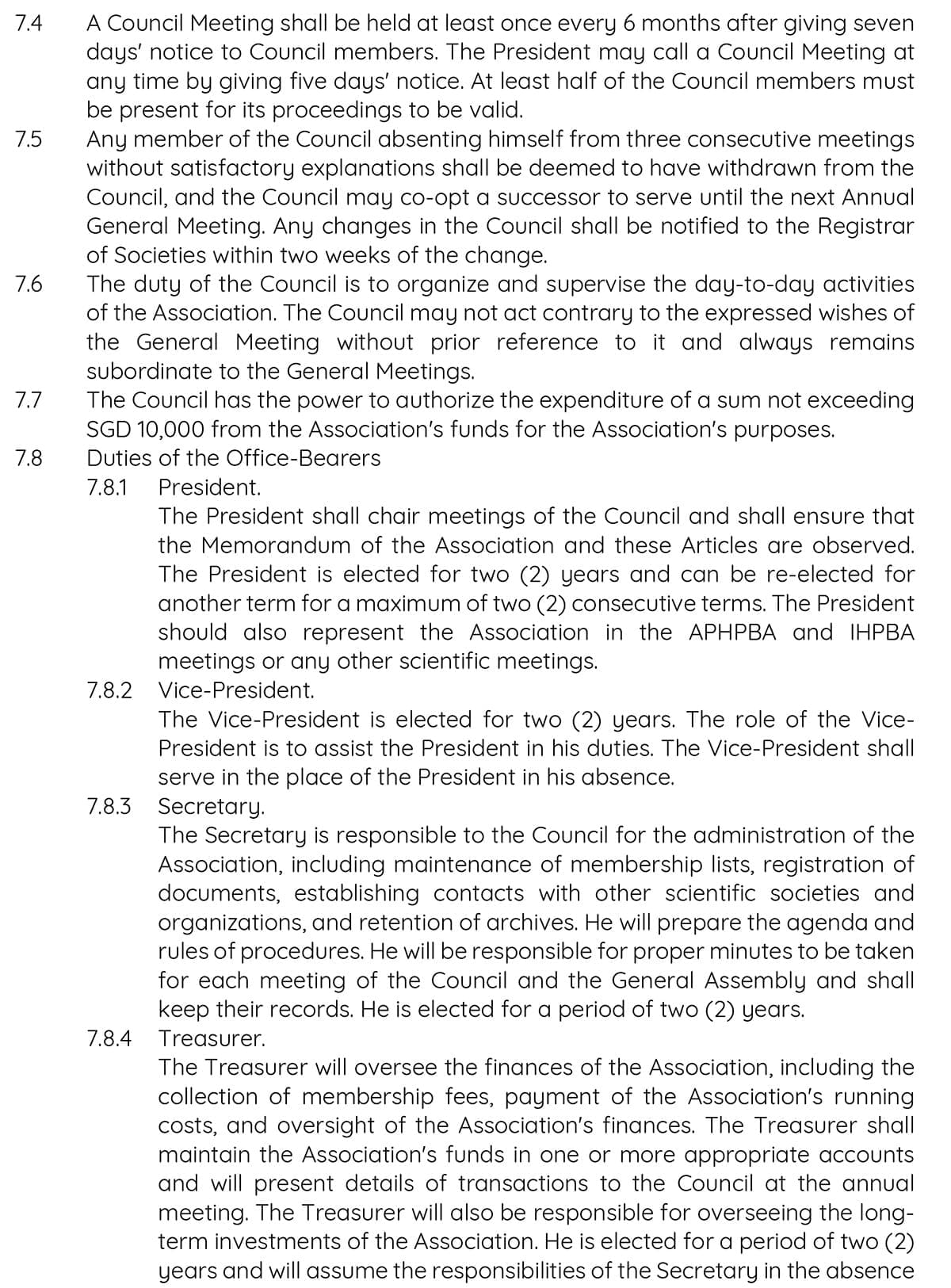 HPBA Constitution